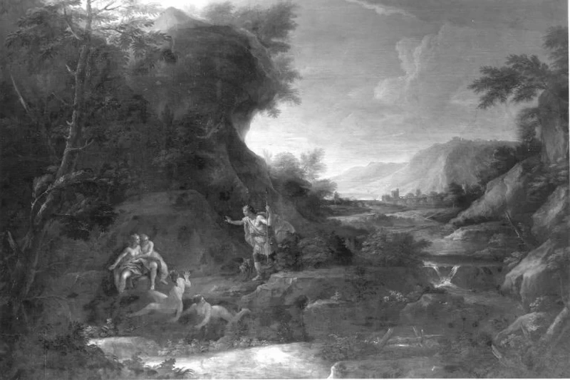 Paesaggio ideale con Diana e Atteone - Bavarian State Painting Collections, Monaco di Baviera